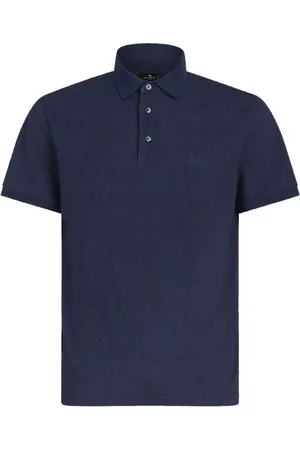 Etro Paisley-print cotton polo shirt