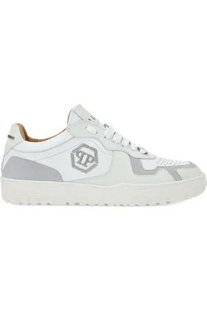 Philipp Plein Hexagon low-top leather sneakers