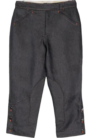 Hermès 2010s linen trousers