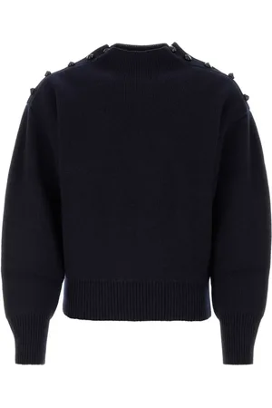 Salvatore Ferragamo Studded mock-neck knitted jumper