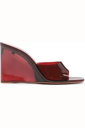 Amina Muaddi 95mm Lupita Glass sandals
