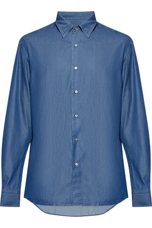 BRIONI Cotton denim shirt