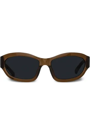 Linda Farrow X Dries Van Noten geometric-frame sunglasses