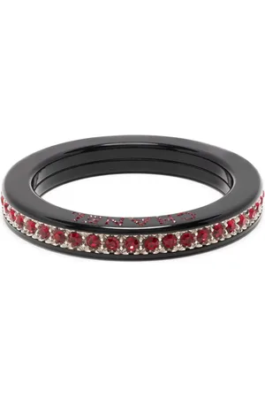 CHANEL 1990s crystal-embellished bangle bracelet
