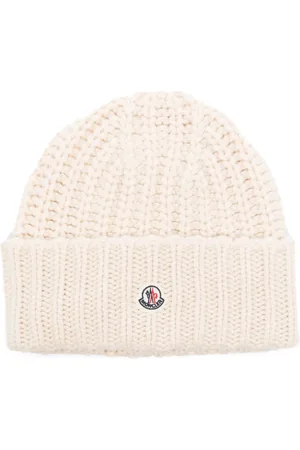 Moncler Logo-patch knitted beanie