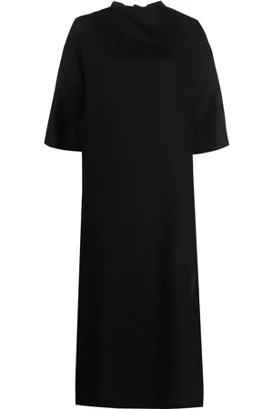 ZEUS+DIONE Triiris geometric-embroidered linen dress