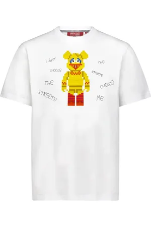 MOSTLY HEARD RARELY SEEN Streets chose me 8-bit appliqué cotton t-shirt