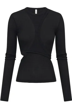 DION LEE Modular layered long-sleeve top