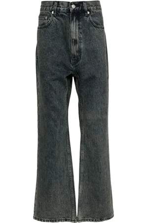 Izzue Washed straight-leg jeans