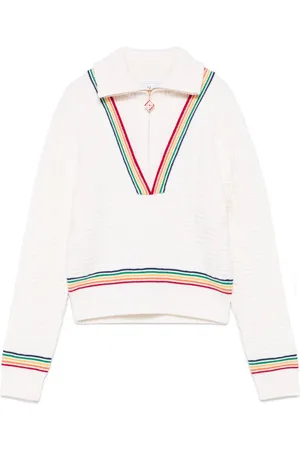 Casablanca Column Stitch sweater