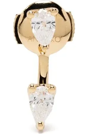Anita 18kt gold diamond orbit earring