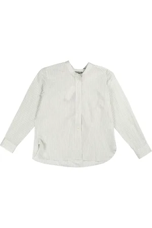 MARGARET HOWELL Stripe long-sleeve shirt