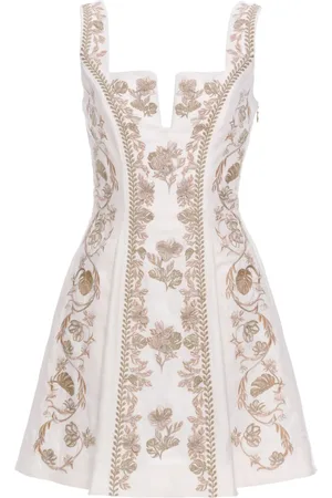 Agua by Agua Bendita All-over embroidered dress