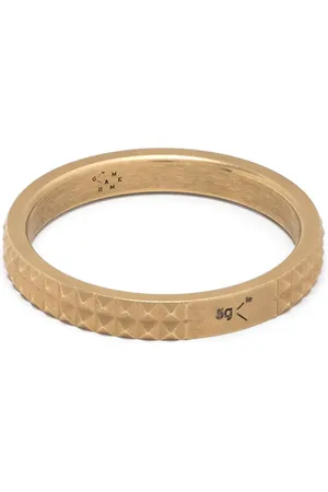 Le Gramme 18kt yellow guilloché ring