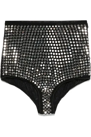 Oseree Crystal-embellished shorts