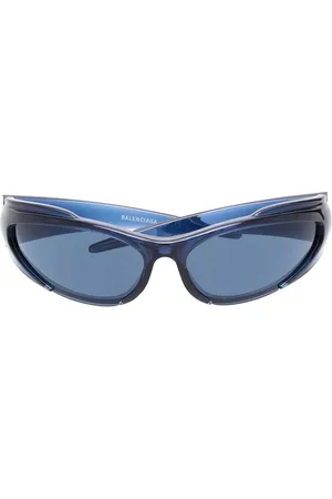 Balenciaga Reverse Xpander rectangle-frame sunglasses