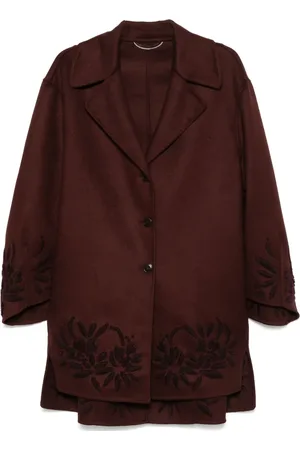 ERMANNO SCERVINO Motif-embroidered coat