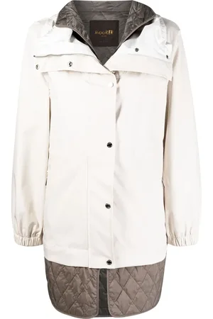 MOORER Romea-ADB layered parka coat