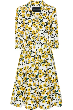 SAMANTHA SUNG Audrey midi shirt dress