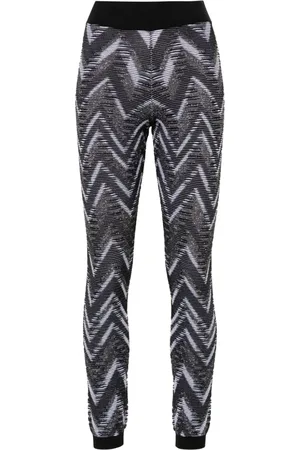 Missoni Zigzag-woven lurex leggings