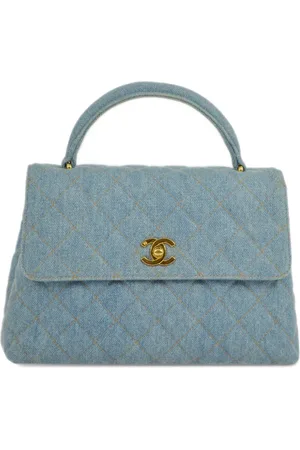 CHANEL 1997 small CC denim handbag