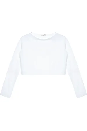 Auralee Boat-neck organic cotton T-shirt