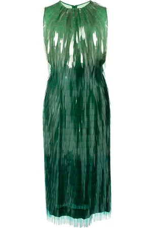 Dolce & Gabbana Gradient-effect sequin embellished dress
