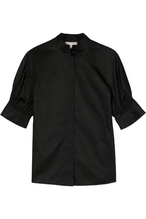 SHIATZY CHEN Lace-trim cotton shirt