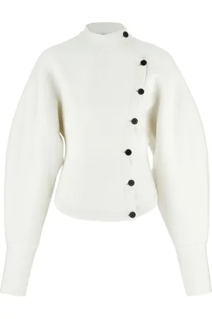 Salvatore Ferragamo Asymmetric knitted jacket