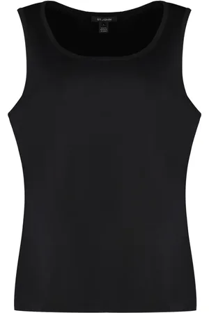 ST. JOHN Fine-knit tank top