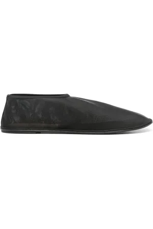 The Row Sock Flat mesh ballerina shoes