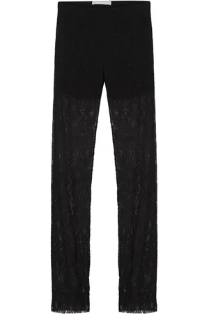 Serafini Corded-lace trousers