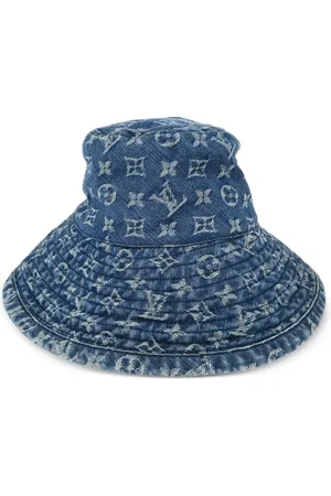 LOUIS VUITTON 1990-2000s monogram denim bucket hat