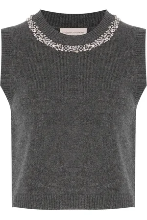 SEMICOUTURE Rhinestone-embellished top