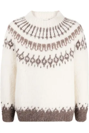 BODE Patterned intarsia-knit jumper