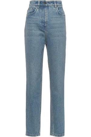 Prada High-rise tapered jeans
