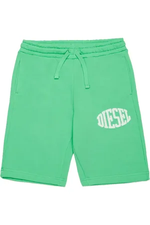 Diesel Logo-print cotton track shorts