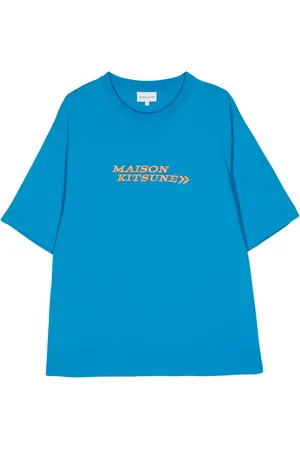 Maison Kitsuné Go Faster-print cotton T-shirt