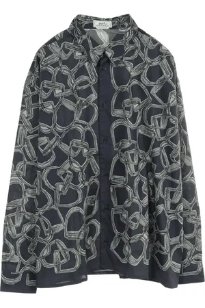 Hermès 2010s Quincaillerie Equestre Boxy shirt