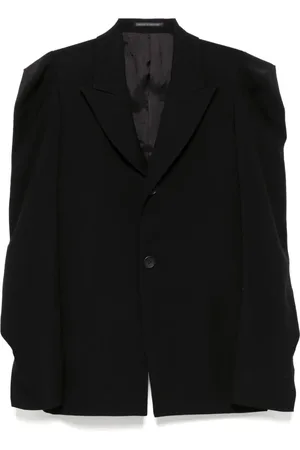 YOHJI YAMAMOTO Damaged gabardine-sleeved gusset jacket