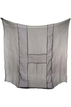 Hermès 2010s H-logo silk scarf