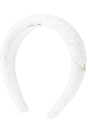 Le Mont St Michel Miwa logo-plaque tweed head band