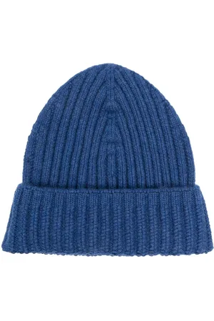 Barrie Ribbed cashmere beanie