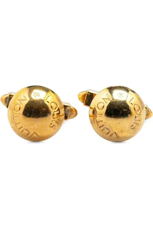 LOUIS VUITTON 2000-2024 Plated Clou Rivet costume cufflinks