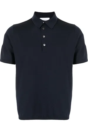 Ports V V print polo shirt
