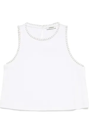 Sandro Bead-embellished tank top