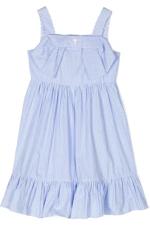 Twin-Set Striped cotton dress