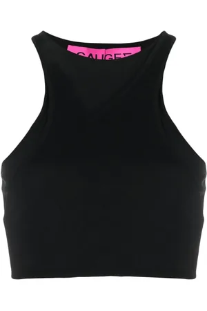 GAUGE81 Fine-knit cropped top