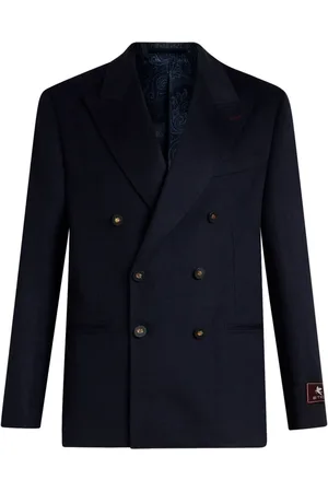 Etro Double-breasted cashmere blazer