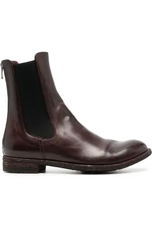 Officine creative Elasticated-panels leather boots